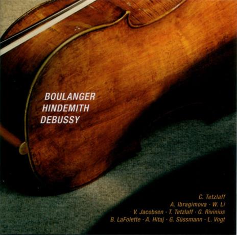 Chamber Works - CD Audio di Boulanger-Hindemith-Debus