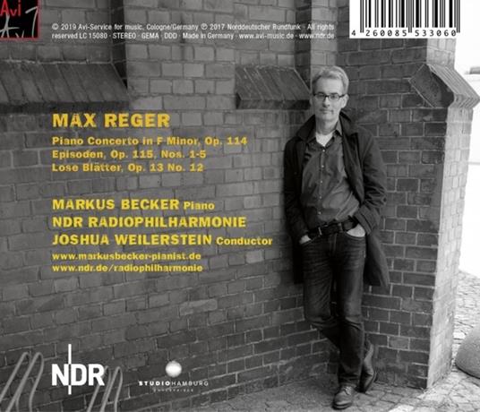 Piano Concerto - CD Audio di Max Reger - 2