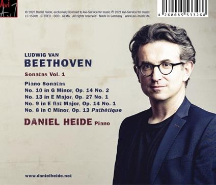 Sonatas Vol. 1 - CD Audio di Ludwig van Beethoven,Daniel Heide
