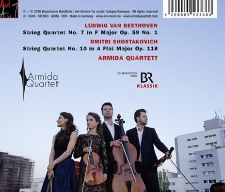 Beethoven & Shostakovich - CD Audio di Ludwig van Beethoven,Dmitri Shostakovich,Armida Quartett - 2