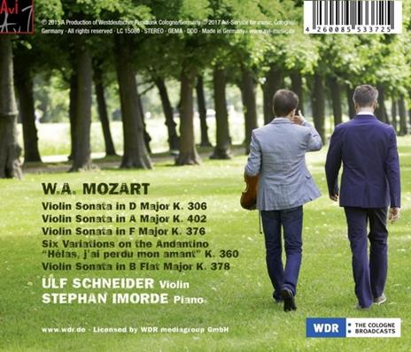 Violin Sonatas (Digipack) - CD Audio di Wolfgang Amadeus Mozart - 3
