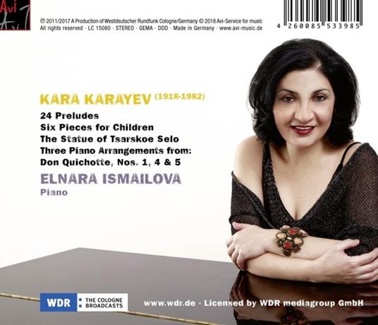 Piano Works - CD Audio di K. Karayev - 2
