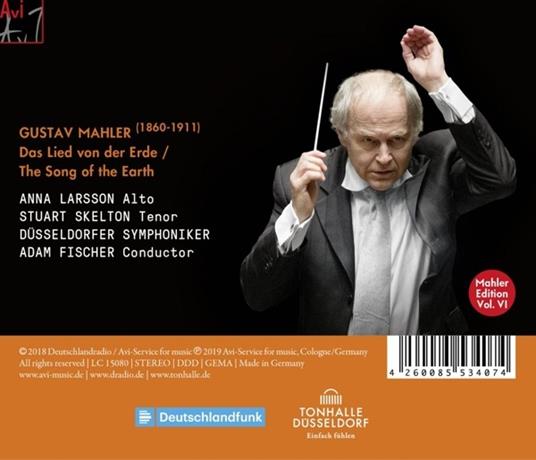 Il canto della Terra (Das Lied von der Erde) - CD Audio di Gustav Mahler,Adam Fischer - 2