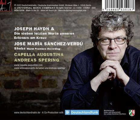 Haydn. Die Sieben Letzten Worte Unseres Erlosers Am Kreuz - CD Audio di Capella Augustina & Andreas Spering - 2