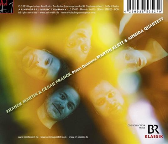 Franck & Martin, Piano Quintets - CD Audio di Martin & Armida Quartett Klett - 2