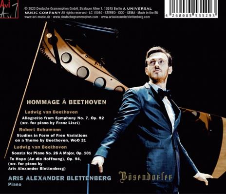 Hommage A Beethoven - CD Audio di Aris Alexander Blettenberg - 2