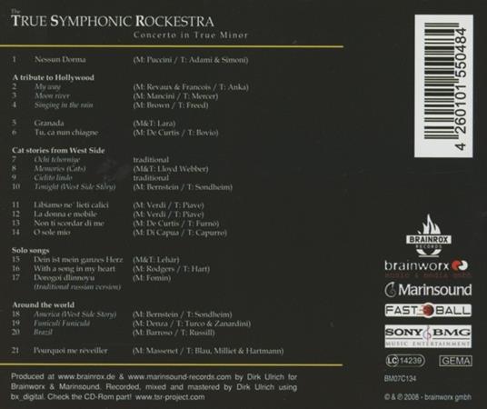 Concerto in True Minor - CD Audio di True Symphonic Rockestra - 2