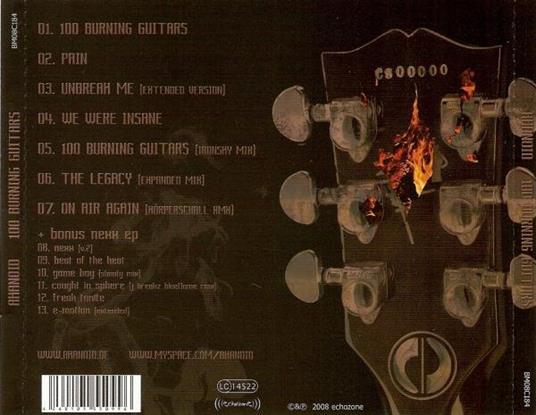 100 Burning Guitars - CD Audio di Akanoid - 2