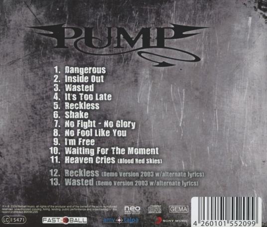 Against Everyone's Advice - CD Audio di Pump - 2