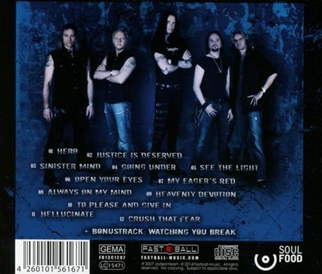 Sinister Mind (Special Edition) - CD Audio di Jaded Heart - 2