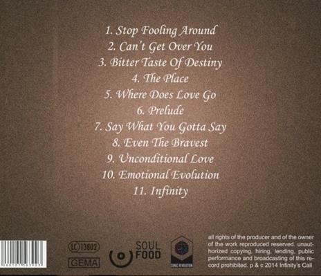 Unconditional - CD Audio di Infinity's Call - 2