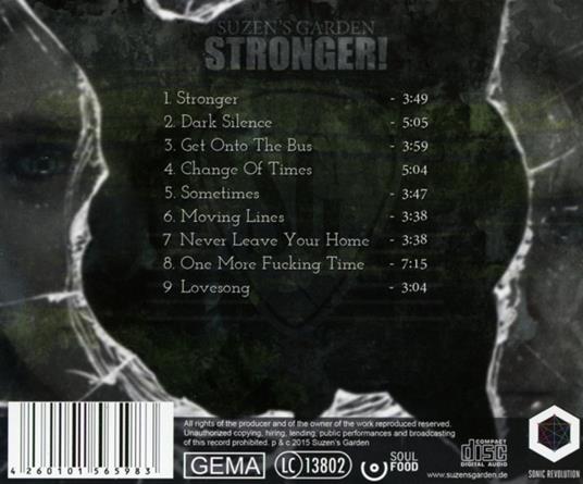 Stronger! - CD Audio di Suzen's Garden - 2