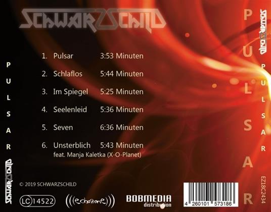 Pulsar Ep - CD Audio di Schwarzschild - 2