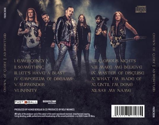 Ad Infinitum - CD Audio di Crown of Glory - 2