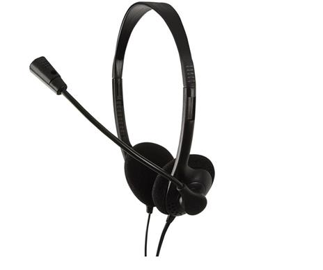 Auricolari LogiLink Stereo Headset Earphones with Microphone Stereofonico Cablato Nero - 3