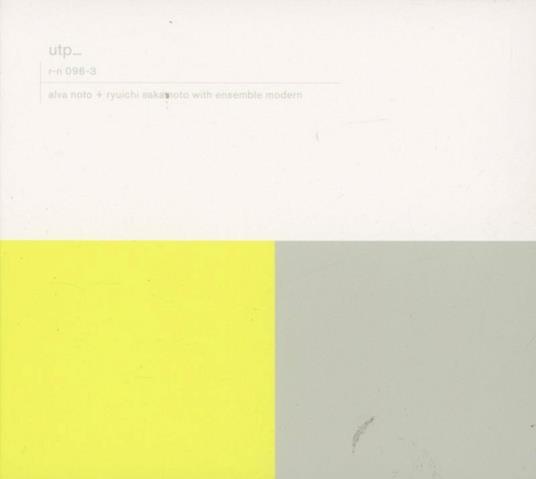Alva Noto + Ryuichi Sakamoto - CD Audio di Ryuichi Sakamoto,Alva Noto
