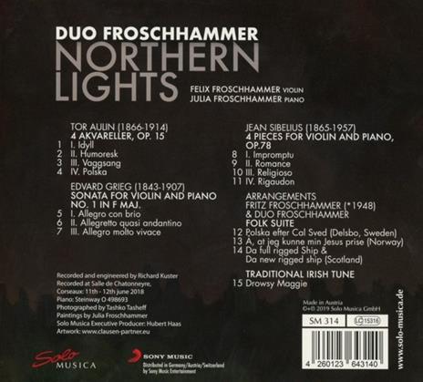 Duo Froschhammer: Northern Lights - CD Audio - 2