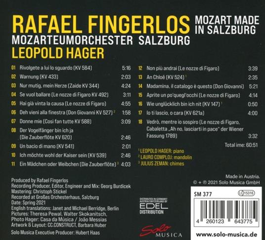 Mozart Made In Salzburg - CD Audio di Mozarteumorchester Salzburg - 2