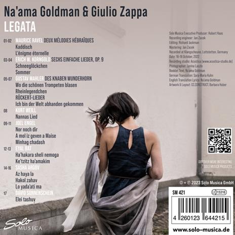 Legata - CD Audio di Na'Ama - Giulio Zappa Goldman - 2