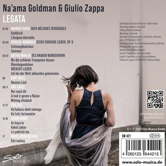 Legata - CD Audio di Na'Ama - Giulio Zappa Goldman - 2