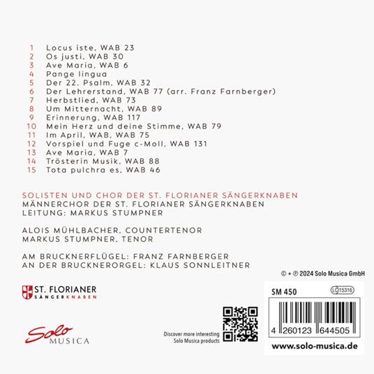 Erinnerung. Bruckner In St. Florian - CD Audio di Anton Bruckner - 2