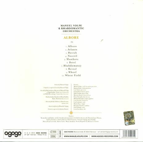 Albore - Vinile LP di Manuel Volpe,Rhabdomantic Orchestra - 2