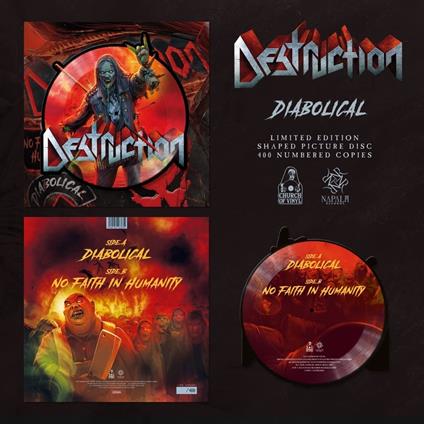 Diabolical (Shaped Picture Vinyl) - Vinile LP di Destruction