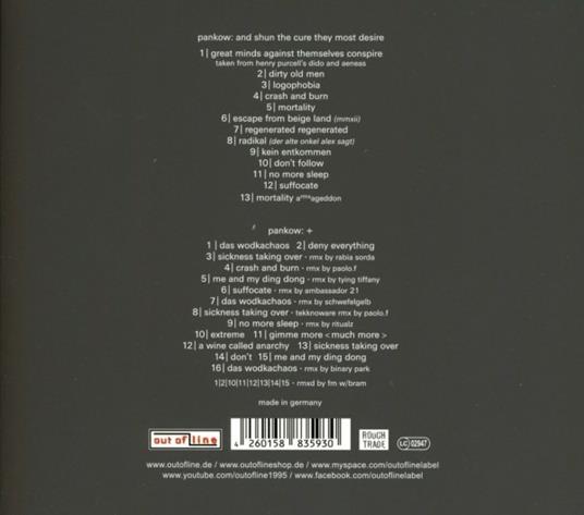 And Shun the Cure They Most Desire - CD Audio di Pankow - 2