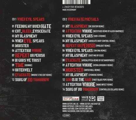 When Evil Speaks - CD Audio di Suicide Commando - 2