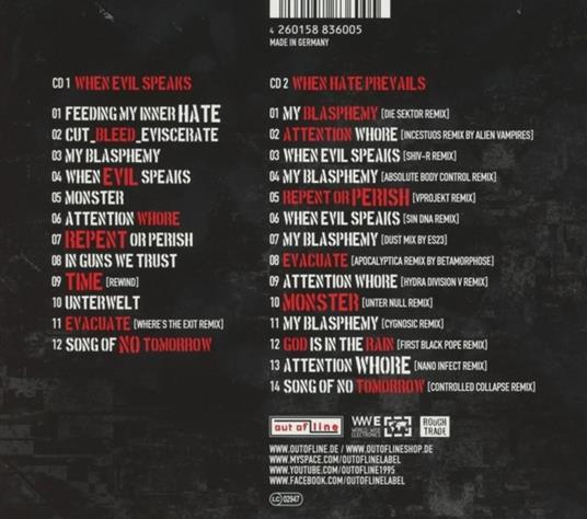 When Evil Speaks - CD Audio di Suicide Commando - 2