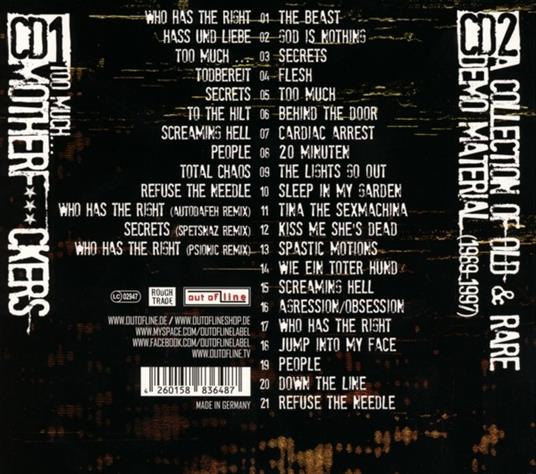 Too Much... Motherfuckers! - CD Audio di Lescure 13 - 2