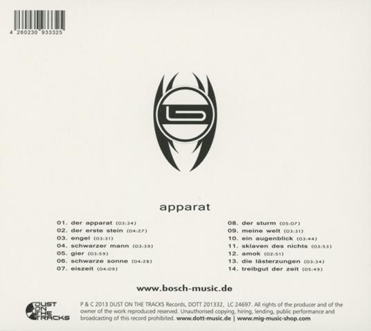 Apparat - CD Audio di BOSCH - 2
