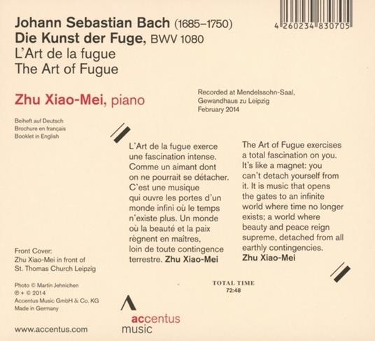 L'arte della fuga (Die Kunst der Fugue) - CD Audio di Johann Sebastian Bach - 2