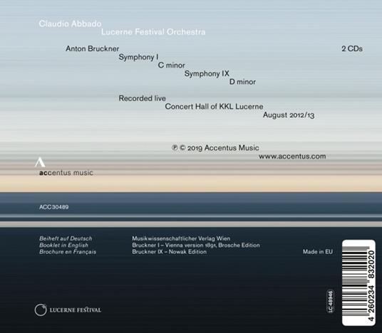 Sinfonie n.1, n.9 - CD Audio di Anton Bruckner - 2