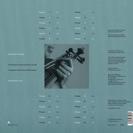 24 Preludi per violoncello op.100 - Vinile LP di Gidon Kremer,Mieczyslaw Weinberg - 2