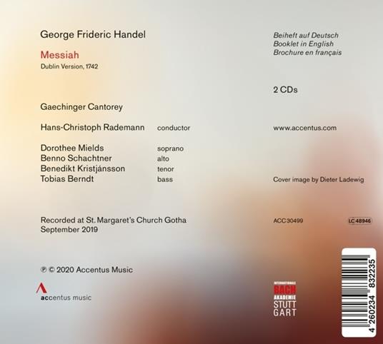 Messiah - CD Audio di Georg Friedrich Händel,Hans-Christoph Rademann - 2