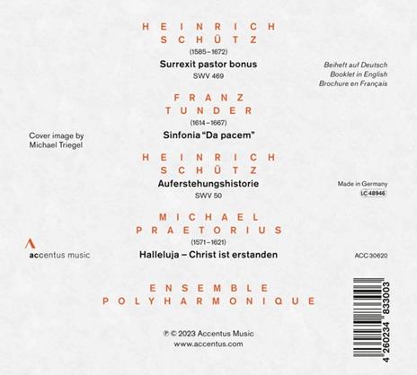 Auferstehungs-Historie - CD Audio di Ensemble Polyharmonique - 2