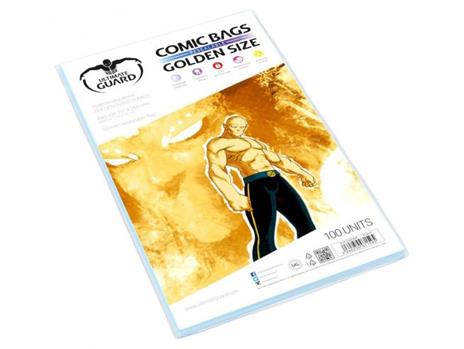 Ultimate Guard Comic Bags Resealable Golden Size (100) - 2