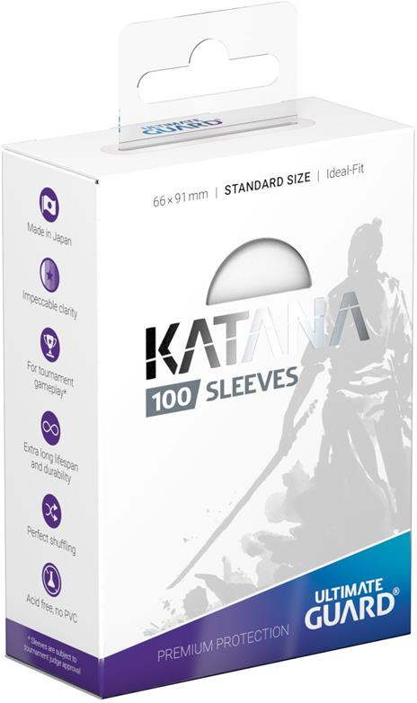 Ultimate Guard Katana Sleeves Standard Size Transparent (100) - 3