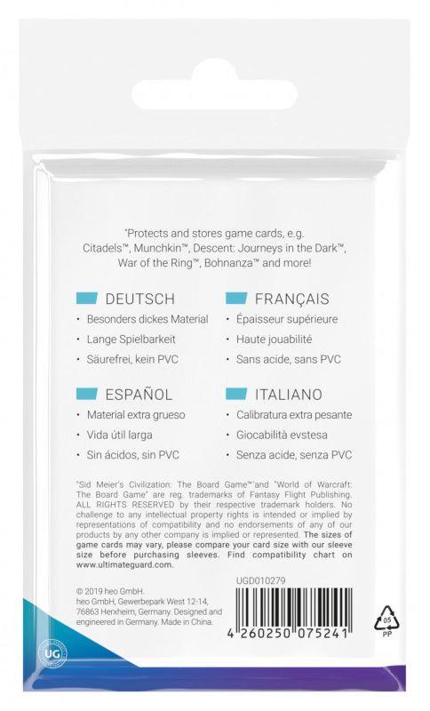 Ultimate Guard Premium Soft Sleeves for Board Game Cards Standard American (60) - 5