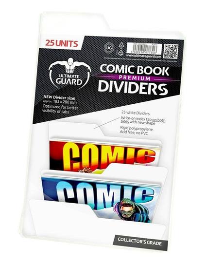 Ultimo Guardia UGD020023. Premium Comic Book divisori 25, bianco