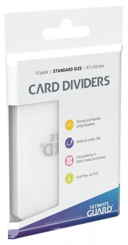 Ultimate Guard Card Dividers Standard Size Transparent (10)