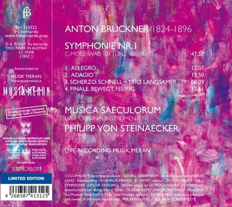 Sinfonia n.1 - CD Audio di Anton Bruckner - 2