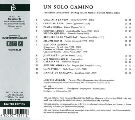 Un Solo Camino - CD Audio di Lincoln-Evangelin Almada - 2