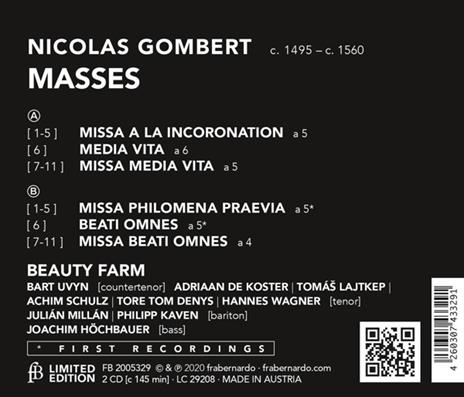 Masses - CD Audio di Beauty Farm - 2