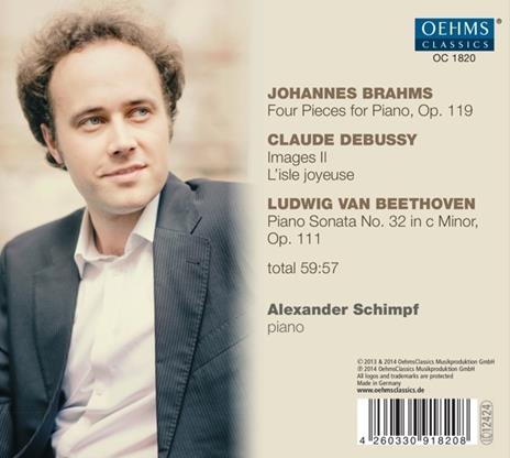 Brahms-Debussy-Beethoven - CD Audio di Ludwig van Beethoven,Johannes Brahms,Claude Debussy - 2