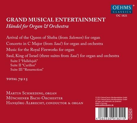 Handel for Organ & Orches - CD Audio di Georg Friedrich Händel - 2
