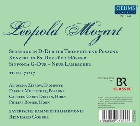 Leopold Mozart - CD Audio di Leopold Mozart - 2