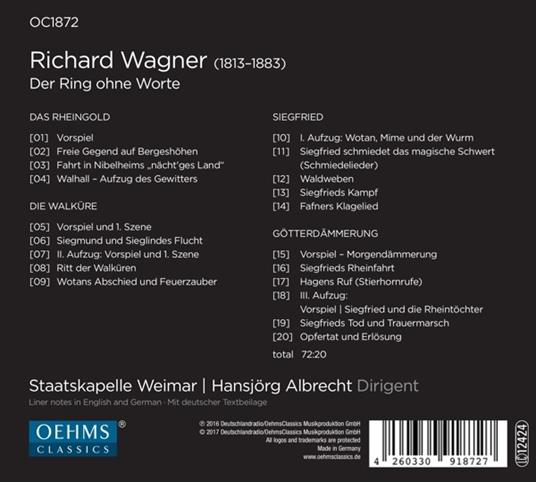 Der Ring Ohne Worte - CD Audio di Richard Wagner - 2
