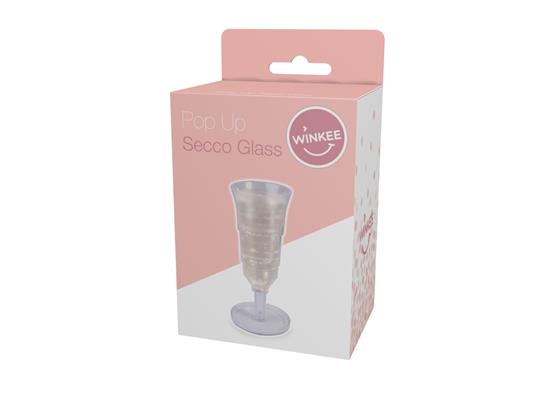 Bicchiere Pieghevole Pop-Up Secco Glass Winkee - Peragashop - Idee regalo
